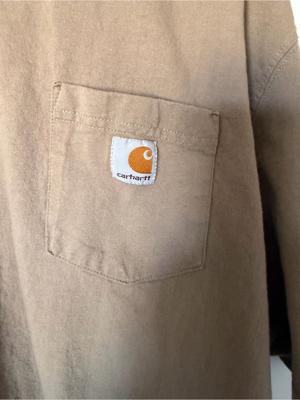 Carhartt Brown Short-Sleeve Pocket Tee - Picture 3 of 4
